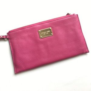 Michael Kors Leather Wristlet